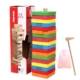 jenga cao xếp chồng khối lớn bơm câu đố xếp chồng lên nhau cha mẹ con bơm thanh trò chơi bảng - Trò chơi cờ vua / máy tính để bàn cho trẻ em