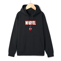 Mẫu áo thu đông 2018 nguyên bản Áo len MARVEL Spider-Man Marvel cộng với áo khoác nhung trùm đầu áo len nam áo hoodie nam cao cấp