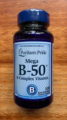 Puritan's Pride Pride Composite B Витамин B-50 народная кислота, содержащая 100 капсул B50