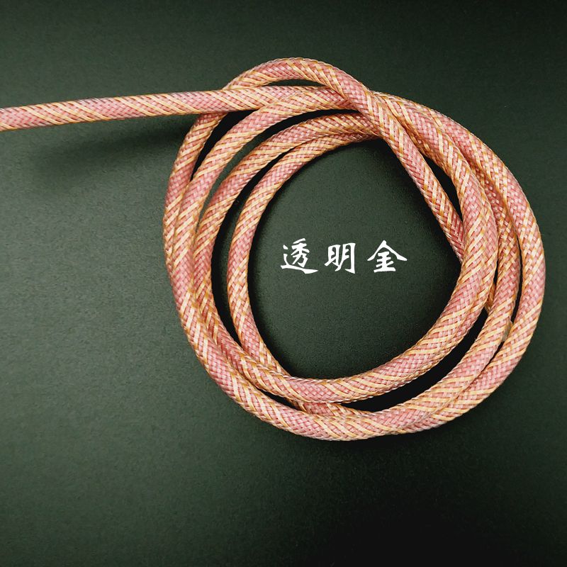 Transparent GoldSnake skin net 4mm Polychromatic Optional Three weave Encryption type PET Woven net Nylon net Shock net