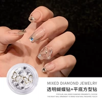 Прозрачная бабочка алмаза+плоская нашел алмаз