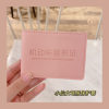 Pink driver's license leather case
