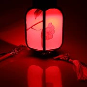 Đèn LED ưa thích của trẻ em Đèn lồng nhỏ màu đỏ tỏa sáng Ngày đầu năm trang trí cảnh bố trí đèn lồng cung điện trang trí Yuan Hao u