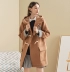Teenie2018 gấu mùa thu đông mới Áo len nữ Hàn Quốc trong chiếc áo khoác dài nữ TTJW88V08I - Trung bình và dài Coat áo khoác kaki nữ Trung bình và dài Coat