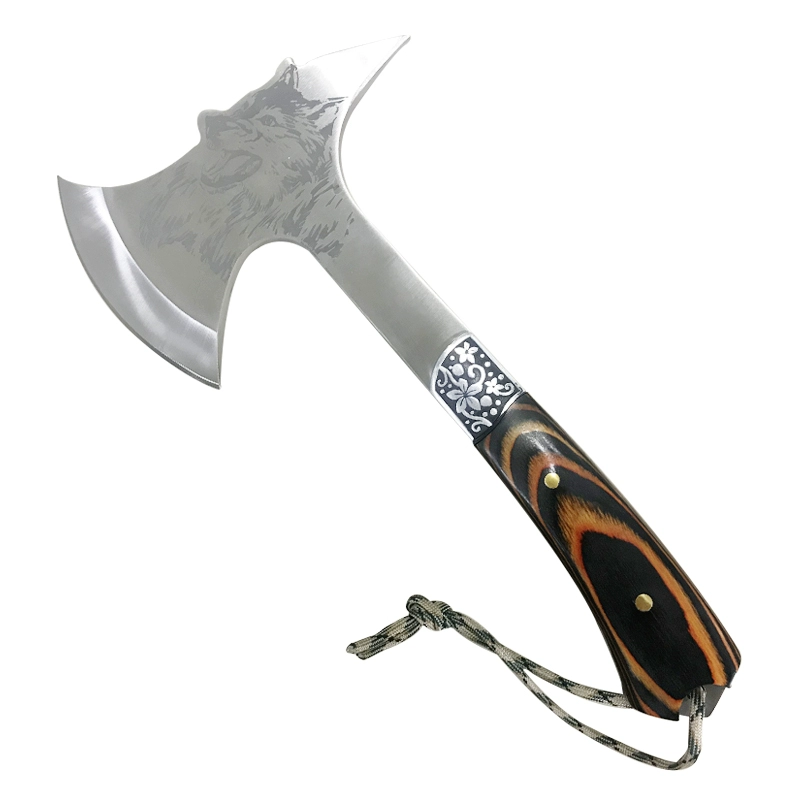 Rìu đa năng cắm trại lửa rìu ngoài trời di động leo núi chặt củi tomahawk búa nhổ đinh 