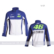 Xe máy Jersey áo gió Rossi 46moto gp in đua xe hiệp sĩ thể thao áo gió nam giản dị