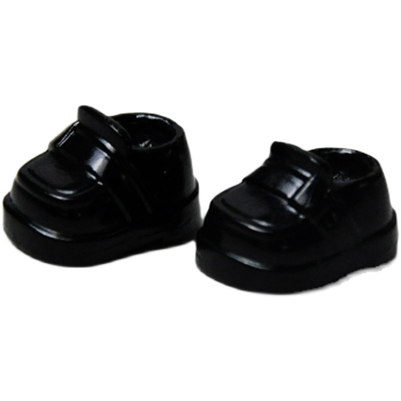 Baby Black Leather ShoesGenuine YMY Plastid larva Confused Plastid meet GSC Clay man Bubbles Matt etc. Blind box BJD Baby head Movable