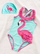 Đồ bơi trẻ em của phụ nữ 2018 Flamingo dễ thương Xiêm Bikini mùa hè Hàn Quốc mũ bơi bé áo tắm đồ bơi nghỉ