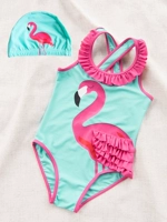 Đồ bơi trẻ em của phụ nữ 2018 Flamingo dễ thương Xiêm Bikini mùa hè Hàn Quốc mũ bơi bé áo tắm đồ bơi nghỉ đồ bơi cho bé trai
