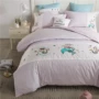 [Trẻ em] Dương elves giường phim hoạt hình gia đình thêu bốn giường đôi giường gói - Bộ đồ giường trẻ em 	chăn ga gối cho bé	