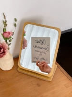 Деревянное складное зеркало