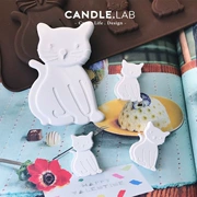 CANDLE.LAB | Cát DIY Thạch cao hương liệu Nến mở rộng Hương thơm Mặt dây chuyền xe hơi Silicone Khuôn 05