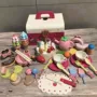 Bé gái bé gái cắt bánh nhà bếp chơi đồ chơi nhà 2-3-4-5-6 quà sinh nhật búp bê barbie búp bê barbie