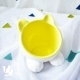 Желтая кошачья миска (вода)