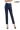 Phụ nữ trung niên stretch cao eo trung niên thẳng thẳng cộng với phân bón XL mẹ quần của phụ nữ quần jeans giản dị