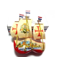 Châu âu thủ công Hà Lan quà lưu niệm bộ sưu tập Phương Tây Hà Lan giày gỗ thuyền mịn thuyền bộ sưu tập quà tặng đồ trang trí bằng đồng đẹp