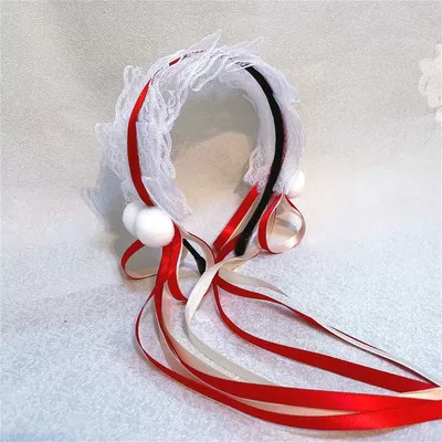 [Косметика Лолита Милая кошачьи уши тюль Headband KC Hair Band Аниме]