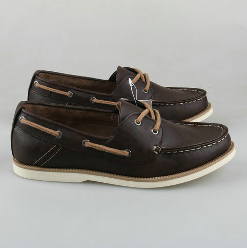 Dark Brown6.3GO Spring and summer Men's Retro British style Boat shoes European style fashion trend Casual shoes