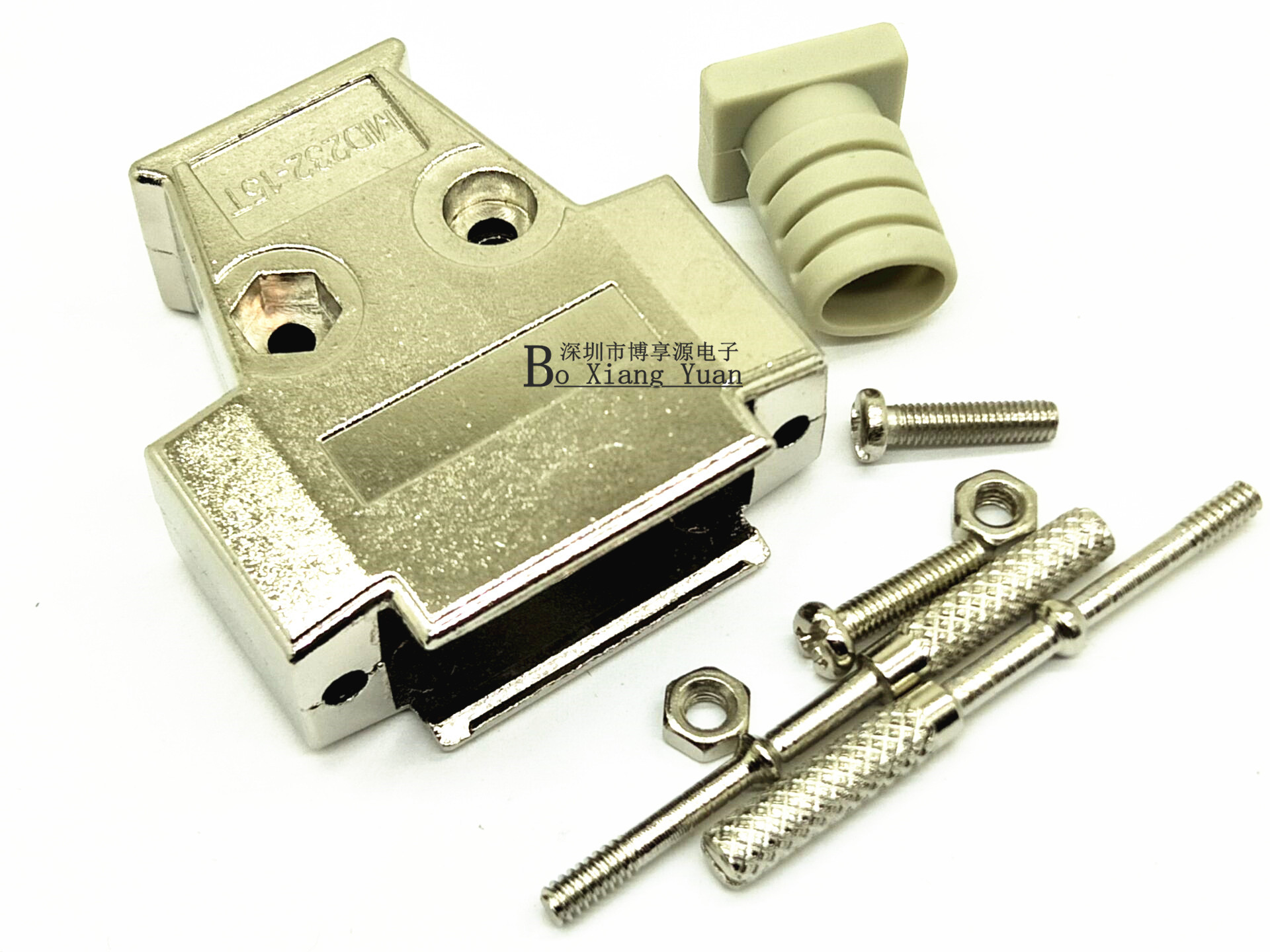 D-SUB DB15P vỏ kim loại hai hàng DB15/26 pin vỏ sắt cổng nối tiếp vít dài MD232-15T