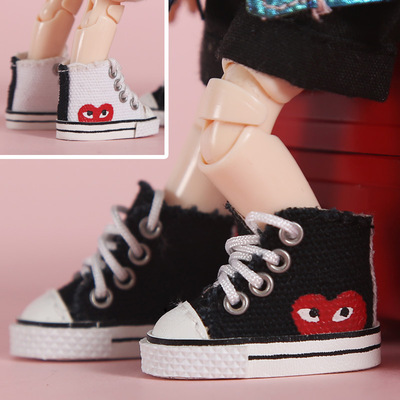 taobao agent [Federal price] OB11 baby shoes, shoes, molly baby shoes girl head Holala canvas shoes GSC