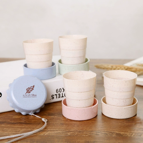 Складная чашка портативное расширение путешествий спортивная чашка Регулируемая пара расходных материалов на открытом воздухе.