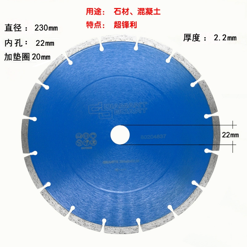 da mai Lưỡi cưa kim cương 190/200/230/250/300/350/400 lưỡi cắt bê tông đá dăm đường lưỡi mài sắt đá mài bê tông Đá mài