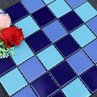 48 Три -колорный синий стиль 2