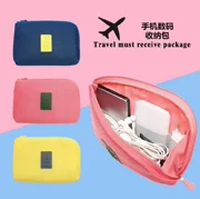 Luoma Shi Bao gói mới của phi sạc bìa bảo vệ lưu trữ kỹ thuật số túi nhung gói điện thoại Tendon Disposition Jan đa túi xách - Lưu trữ cho sản phẩm kỹ thuật số
