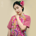 Không có cây nho không liên kết [Fucai] cải thiện cheongsam Trung Quốc bông retro đầm raglan tay áo tấm cổ áo khóa Xia Xin váy đầm
