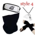 Naruto cosplay mặt nạ băng đô xếp trán bảo vệ ngoại vi Kakashi mặt nạ Naruto kunai shuriken nhóm Akatsuki 