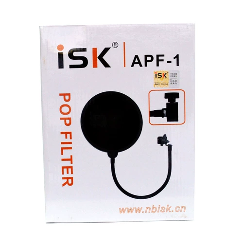 ISK APF-1 Большой двухслойный анти-разбросанный микрофон Shed Wind-защищенная анти-сплайская сеть