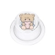 MZ012 Love Pillow Bear Magnetic Snap Holder (прозрачная модель)