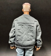 Солдатская детская одежда 手工制1/6潮流人偶12寸潮流兵人个性服饰配件街头卫衣