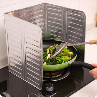 煤气灶铝箔挡油板隔热板厨房炒菜隔油板家用