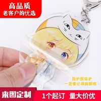 Интерьер Грамм ключ с застежкой DIY Photo Anime Pendant Нашел значок на заказ значко