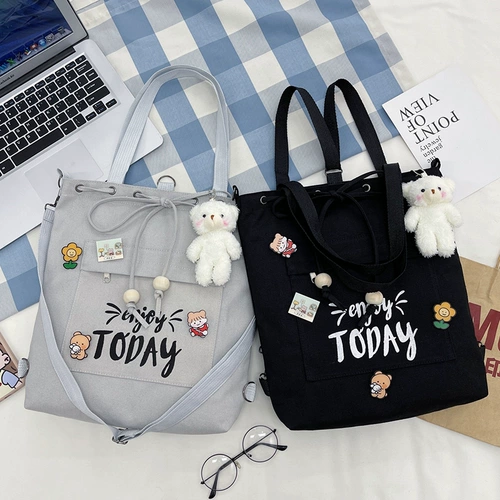 Вместительный и большой универсальный шоппер, сумка на одно плечо, льняная сумка