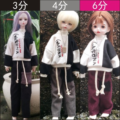 taobao agent 60 cm doll clothes Ye Luoli clothes bjd3 points baby clothing BJD6 dolls bjd4 points baby clothing