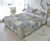 Mới trải giường bằng vải bông trải giường Châu Âu ba mảnh dày bông trải giường bông trải giường ba bộ màu xanh - Trải giường Trải giường