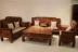 Dongyang gỗ gụ nội thất căn hộ nhỏ sofa gỗ gụ rộng tay vịn 123 kết hợp phòng khách Jin Yu Man Tang gỗ hồng sắc sofa - Bộ đồ nội thất ghế sofa giá rẻ Bộ đồ nội thất