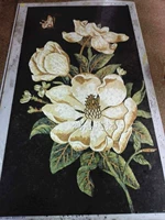 Мраморная покраска покраски/Любовь -бабочка цветок (0,1 квадратных метров)