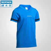Decathlon thể thao trẻ em T-Shirt rugby thể thao áo sơ mi ngắn tay T-Shirt KIPSTA