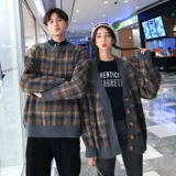 Зимний свитер для влюбленных, брендовый кардиган, осенний, в корейском стиле, свободный крой