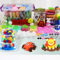 Đất sét siêu nhẹ 24 màu đất sét màu siêu nhẹ không độc hại plasticine đất sét 36 đồ chơi trẻ em cát. Sách không độc hại làm sạch thạch đồ chơi trí tuệ