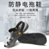 Dép bảo vệ ngón chân chống tĩnh điện không bụi nhà xưởng sạch màu đen làm việc mùa hè giày dép Baotou giày thoáng khí 