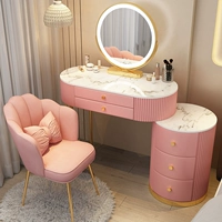 Круглый розовый 80 см. Стол+шкаф+интеллектуальное зеркало+лепесток