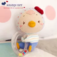 Хлопковая погремушка для новорожденных, успокаивающая кукла, набор материалов, «сделай сам»