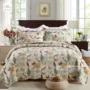 Nước Mỹ hoa và chim giường bao gồm quilting là ba mảnh mùa thu và mùa đông bông đôi khăn trải giường tờ điều hòa không khí là màu sắc của sợi thảm chân giường