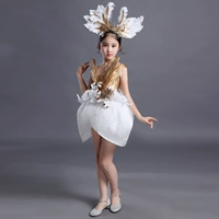Váy catwalk công chúa sáng tạo pettiskirt cô gái người mẫu trang phục sân khấu Ouyun váy dạ hội - Váy trẻ em đồ trẻ em