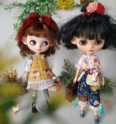 taobao agent Xianxian Gujie [Girl in the Town] Blyhery cloth dolls OB strange high AZ rotten strawberry hot spicy baby clothing
