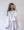 Mùa xuân 2019 mới của phụ nữ Nhật Bản ngọt ngào lỏng lẻo ren đèn lồng tay áo dài tay áo voan nữ - Áo sơ mi chiffon ren